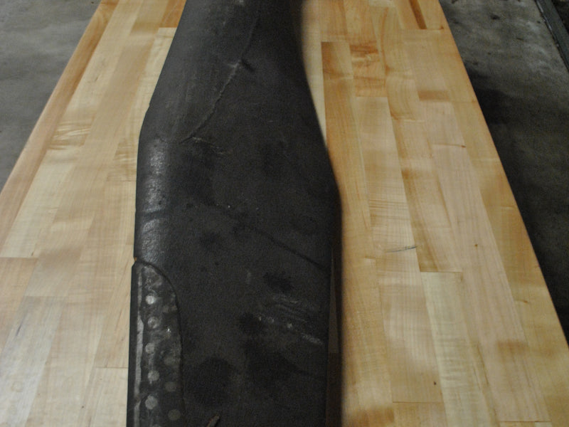 Wooden Propeller with Brass Plates