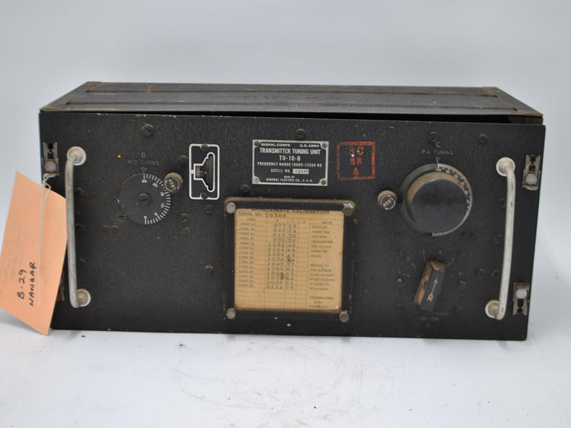 Transmitter Tuning Unit TU-10-B